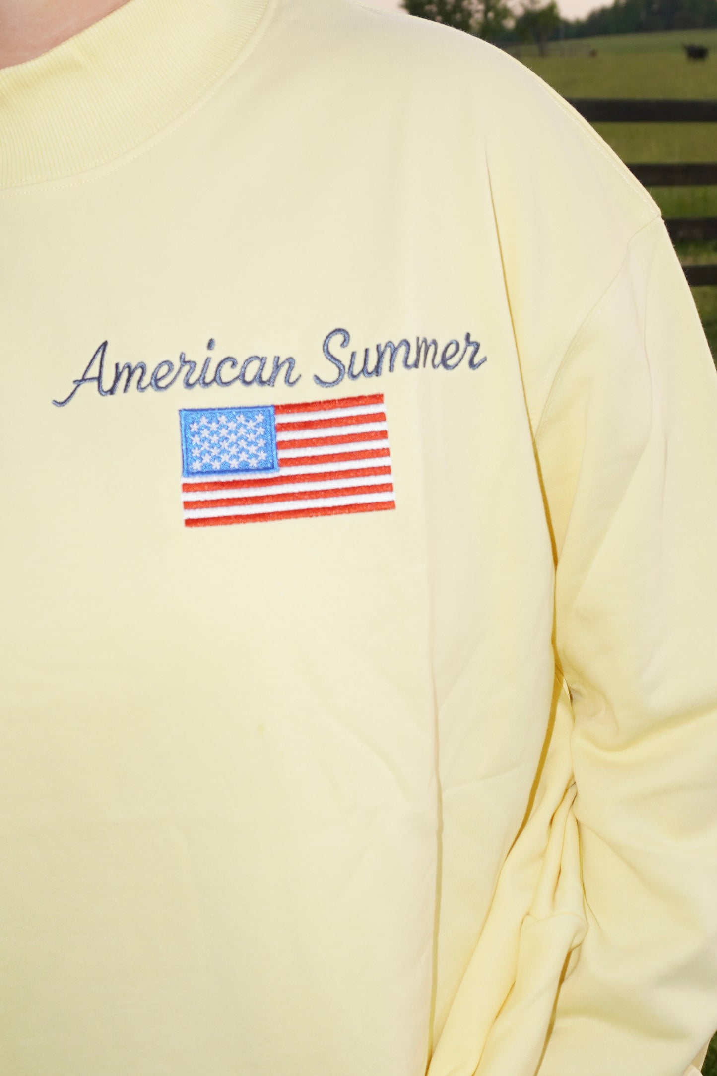 American summer mockneck