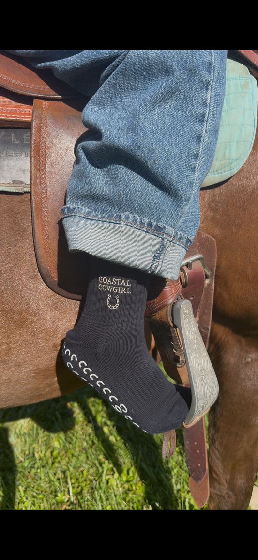 Costal cowgirl sock