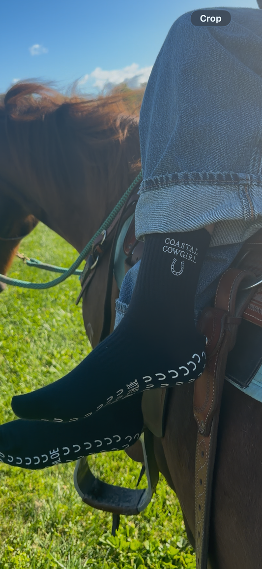 Costal cowgirl sock
